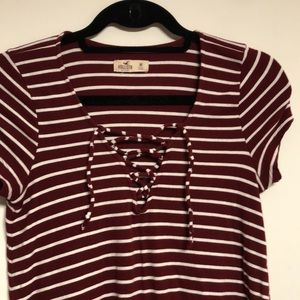 Hollister Lace Up Top
